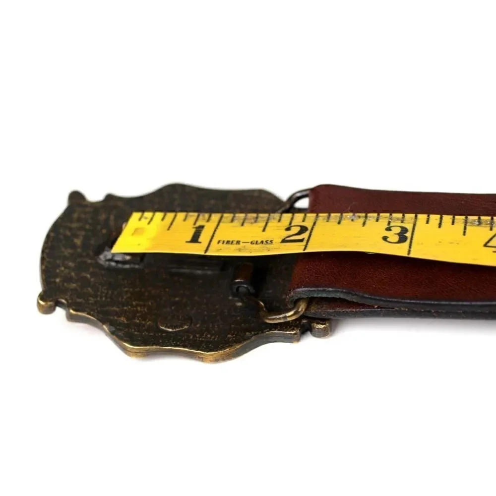 Joomi Joolz BUCKLE BROWN GENUINE LEATHER 1.5